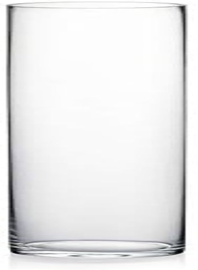 AKDC Wgvi Tall Cylinder Vase, 3" W X 16" H, Clear Skinny&Narrow Glass Bud Vase For Wedding Party Flowers Centerpieces Home Office Decor, 1 Piece - Image 1