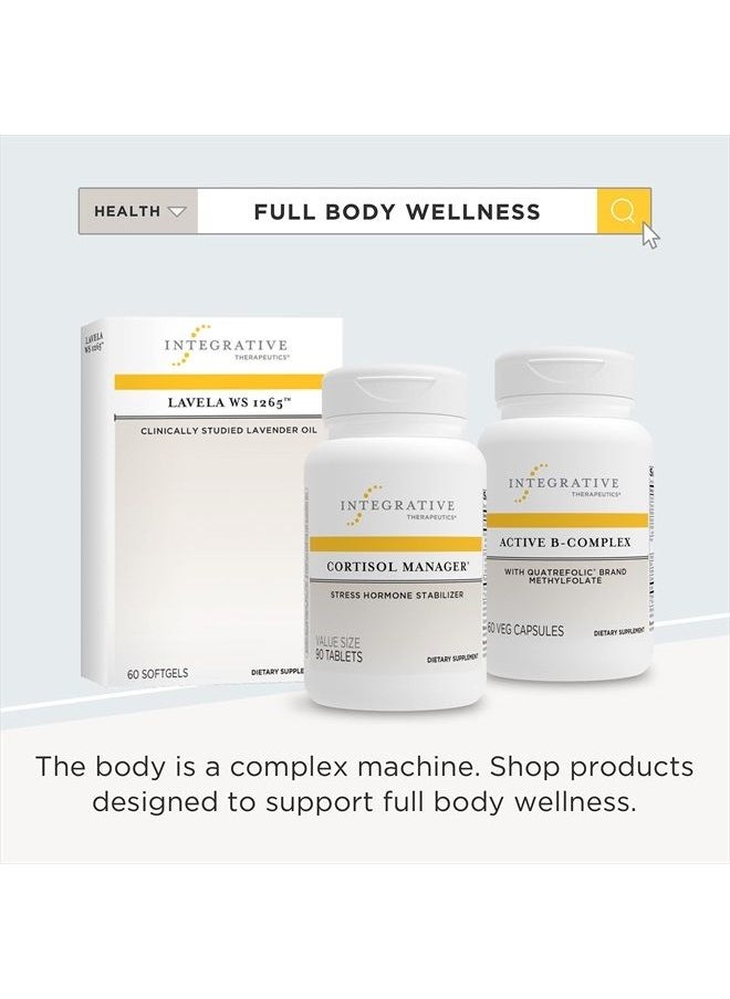 Integrative Therapeutics - Active B-Complex - Energy Metabolism Support*- with 8 B-Vitamins, Vitamin B12, Folate, Choline - 60 Capsules - Image 1