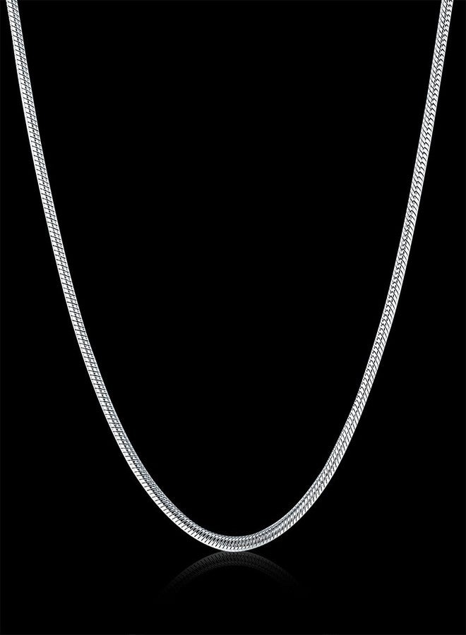 Goldenchen Fashion Stainless Steel 2 mm Snake Chain Necklace Jewelry (20 Inch) - Image 2