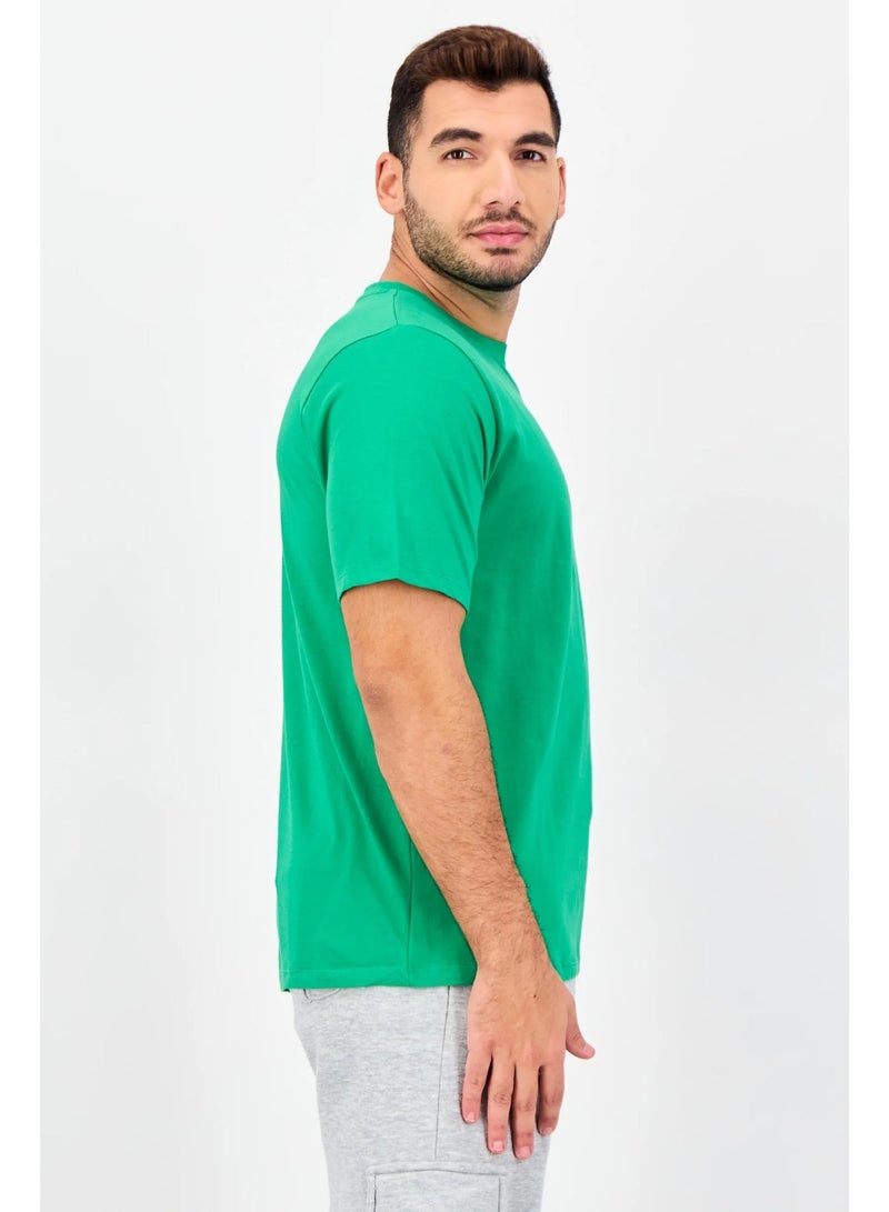 Champion Men Sportswear Fit Short Sleeve Outdoor T-Shirt, Green - Image 3