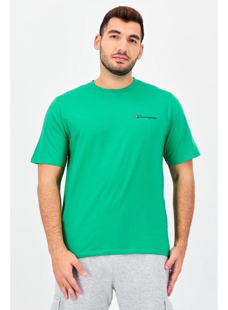 Champion Men Sportswear Fit Short Sleeve Outdoor T-Shirt, Green - Image 1