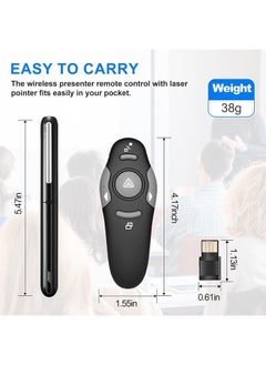 Beauenty Laser Pointer Wireless Presenter RF 2.4G Hz With USB Remote Control Powerpoint Presentation Flip Pen  - Image 4