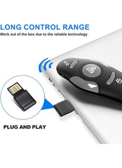 Beauenty Laser Pointer Wireless Presenter RF 2.4G Hz With USB Remote Control Powerpoint Presentation Flip Pen  - Image 5