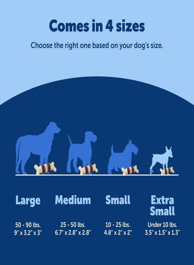 بيت سيف عظمة بيت سيف بيزي بادي ذات الشعيرات - لعبة مضغ متينة للكلاب مزودة بشعيرات ونتوءات مطاطية لصحة الأسنان - لعبة فرشاة أسنان لتوزيع المكافآت للكلاب التي تمضغ بقوة - مستلزمات إثراء حياة الكلاب - Image 5