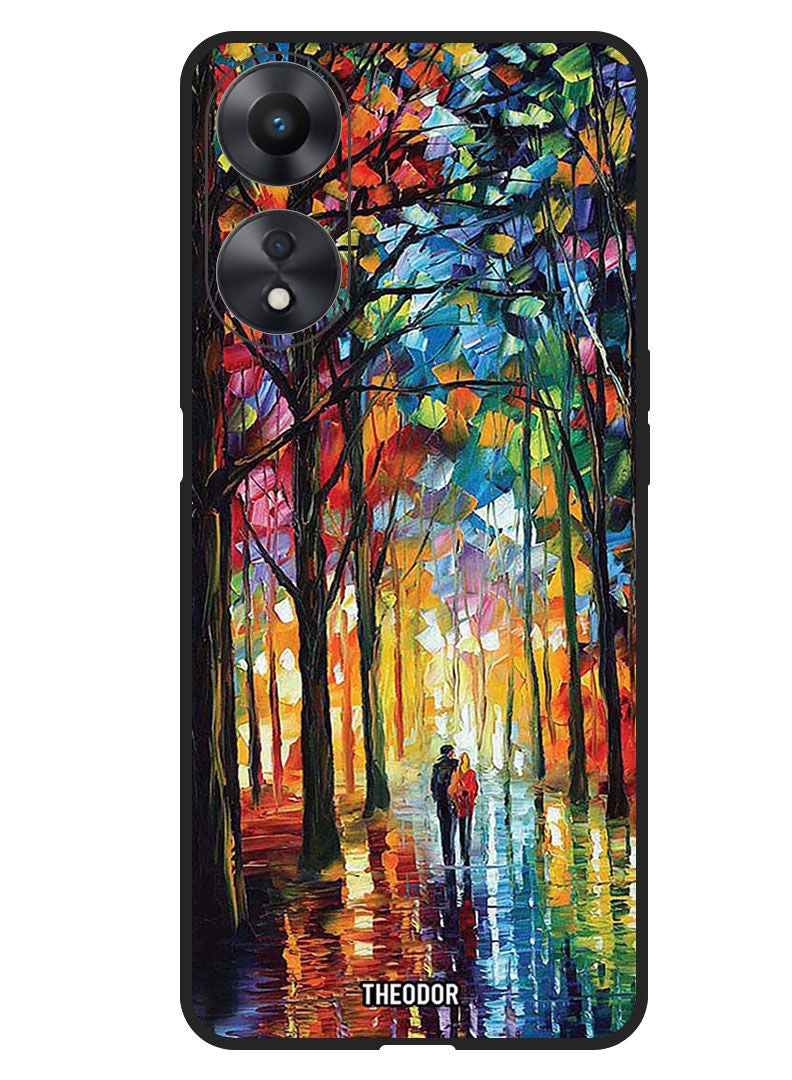 Theodor Protective Case Anti Scratch Shock Proof Bumper Cover For Oppo A78 Collect Beautiful Moments - Image 1