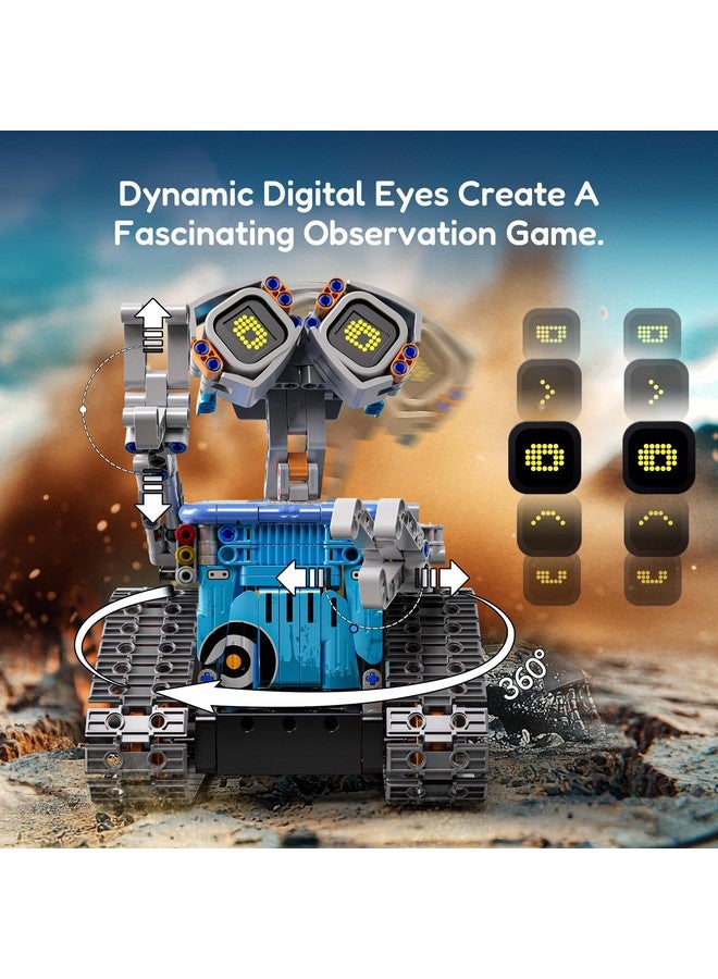 Sillbird 5-in-1 STEM Robot Building Toys, Remote & App-Controlled Robotic Programmable Educational Coding Technic Set, Christmas Birthday Gifts for Boys Girls Kids Aged 8 9 10 11 12+ (435 Pieces) - Image 4