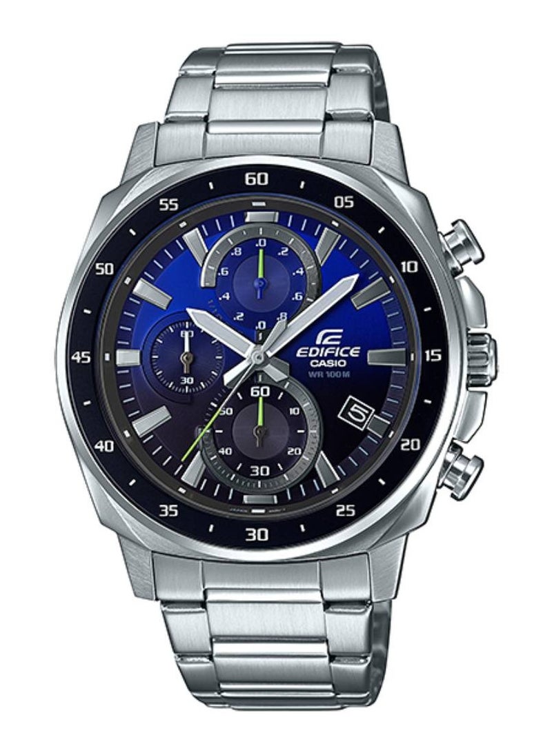 Casio Edifice Analog Quartz Watch for Men with Stainless Steel Band, Water Resistant and Chronograph EFV-600D-2AVUDF - Image 1