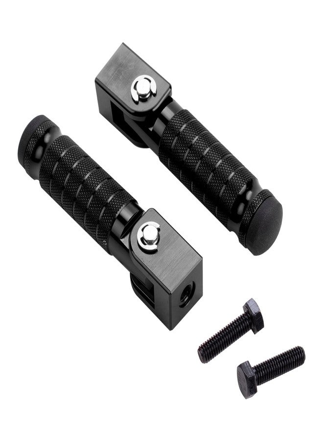 MWMNUN Motorcycle Foot Pegs, Foldable Footpegs Pedals 90° CNC Passenger Footrests Minibike M8 Install Bolts Fit for Dirt Bike Foot Pegs Yamah a, H0NDA, Su zuki, Aprili a Universal Folding Foot Pegs - Image 5