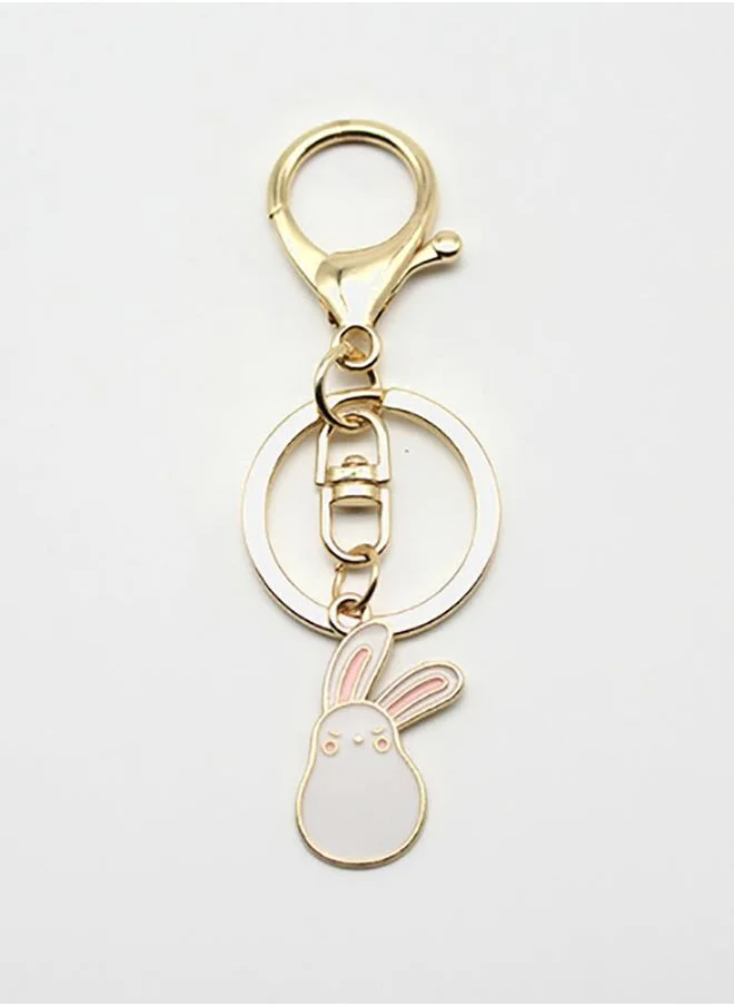 ستايلي Bunny Charm Detail Key Chain