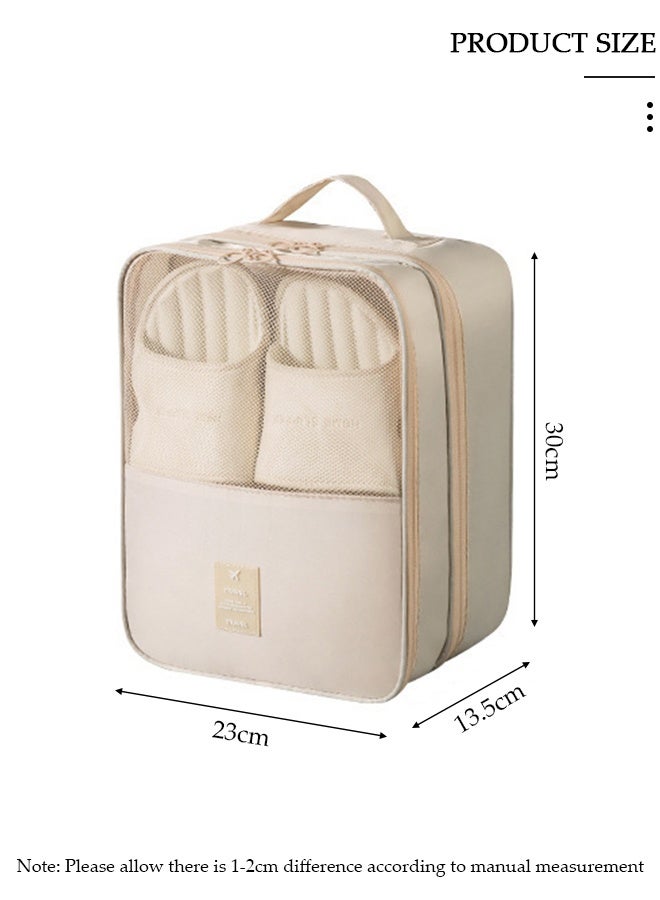 DUNISO Shoe Bag for Travel Holds 4 Pair of Shoes, Shoe Organizer Storage Pouch for Packing with Zipper for Men and Women, Travel and Daily Use for Flying Carry on Luggage Travel Accessories - Image 3