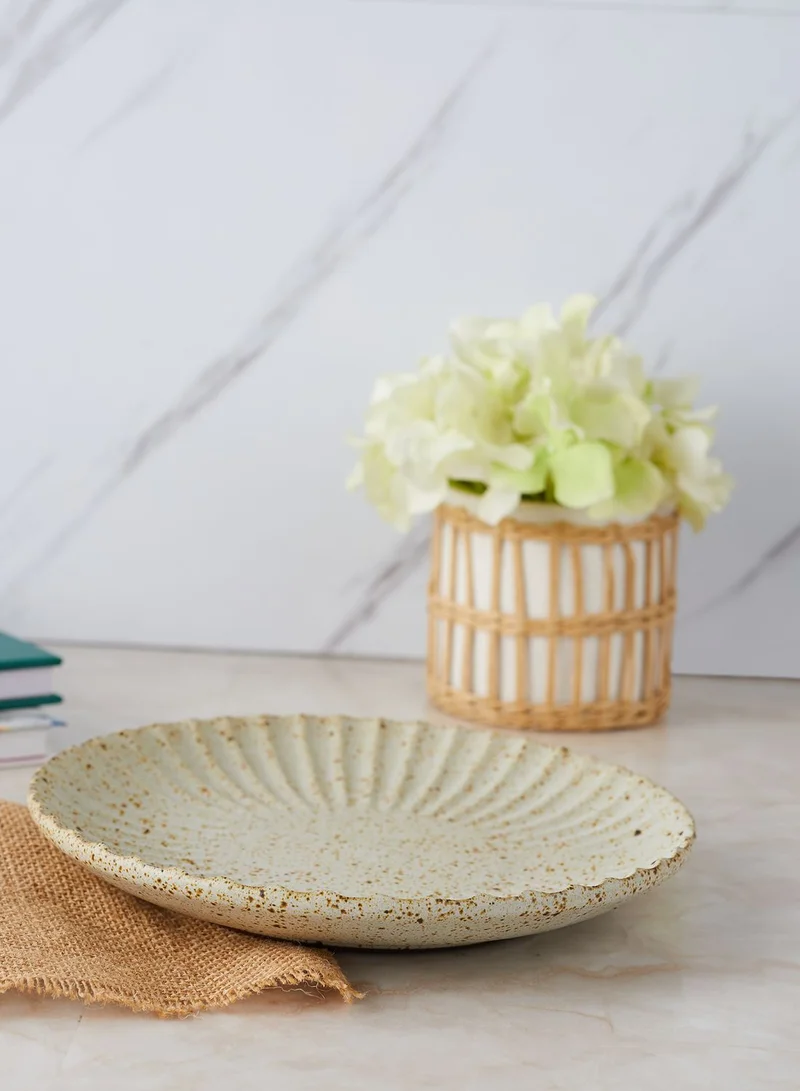 AURORA Scallop Design Plate