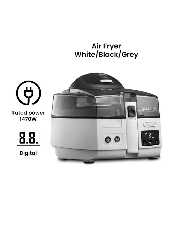 De'Longhi Classic Multi Fry Air Fryer 1470 W FH1175/2 White/Black/Grey - Image 2
