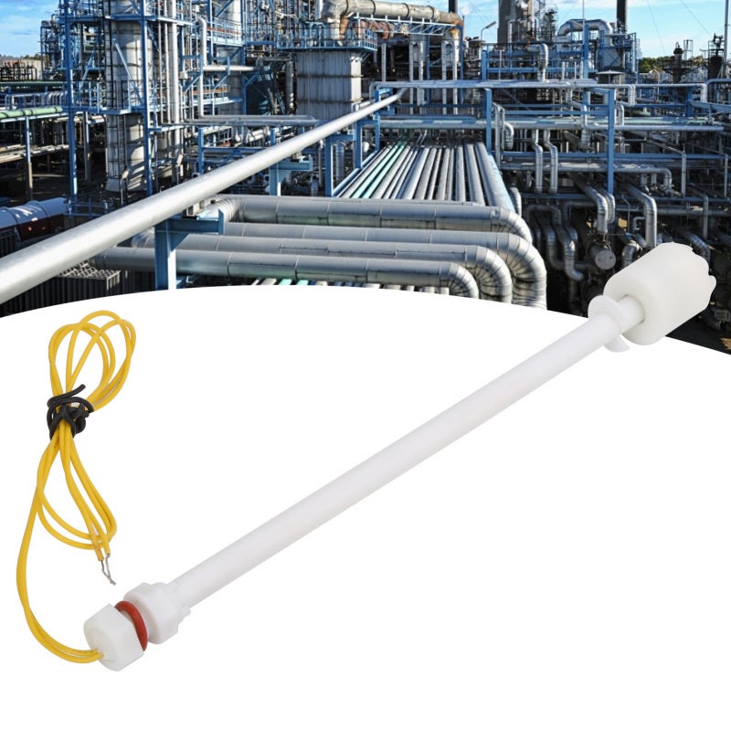 مفتاح تعويم PP للتحكم في مستوى السائل مقاوم للتآكل للآلات الصناعية DC100V (200 مم) - Image 5
