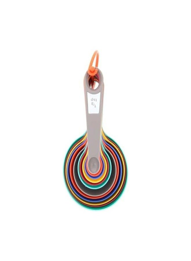 Farberware 12-Piece Measuring Cup and Spoon Set – Color-Coded Kitchen Measuring Tools with Easy-Read Markings, Nesting Design for Compact Storage, Dishwasher Safe - Image 1