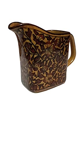 Caffeine Ceramic Stonwear Handmade Brown Shera Combo Set 4 Pieces 1 Jug 2 Glasses and 1 Dip and Souce - Image 4