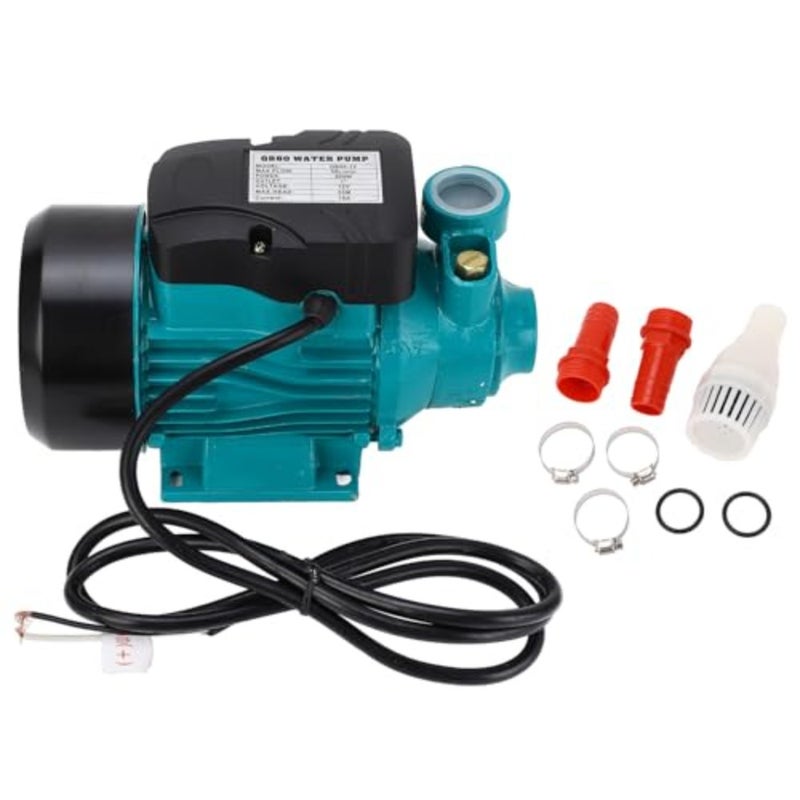 Solar DC Pump, 200W 35L/min 3200 Rpm Self Priming 25m Pump, Compact Lightweight with Cast Aluminum Body and Stainless Steel Plate - Image 1