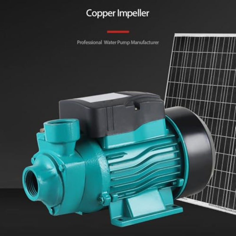 Solar DC Pump, 200W 35L/min 3200 Rpm Self Priming 25m Pump, Compact Lightweight with Cast Aluminum Body and Stainless Steel Plate - Image 3