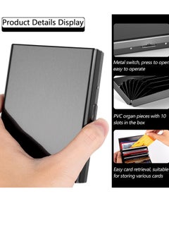 T NEWFUN Metal credit card holder 10 cards  - Image 3