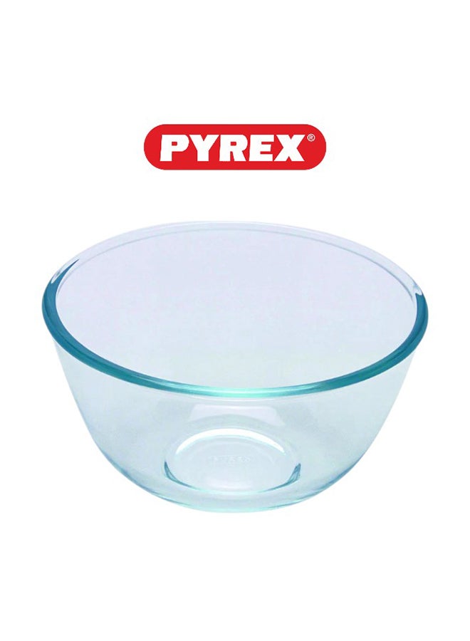 Pyrex 1L Glass Mixing Bowl - Heat Resistant and Stackable Clear 1Liters - Image 3