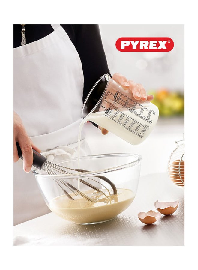Pyrex 1L Glass Mixing Bowl - Heat Resistant and Stackable Clear 1Liters - Image 5