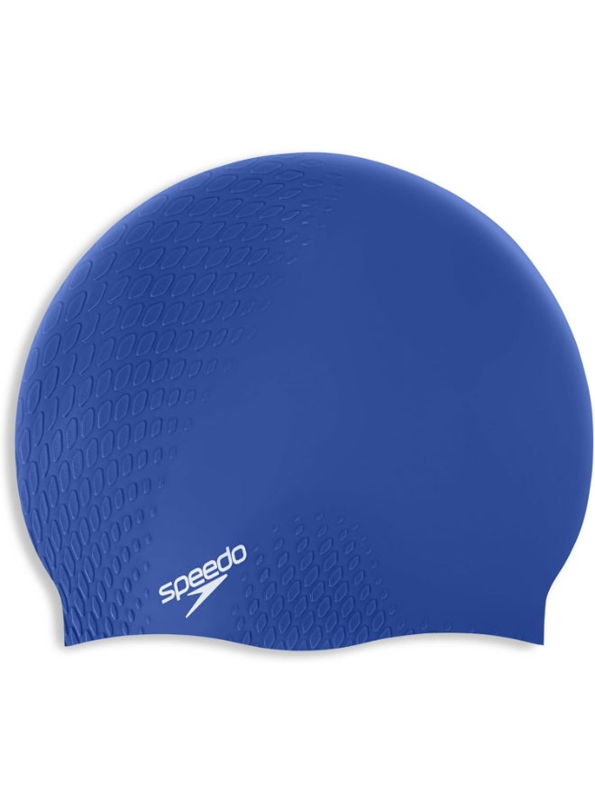 Speedo Speedo Unisex Adult Bubble Active+ Chlorine Resistant Swim Cap | Premium Swimwear & Swimming Accessory by Speedo for Training, Fitness and Recreational Use - Premium Swimming Hats for Performance, Durability and Everyday Use - Image 1
