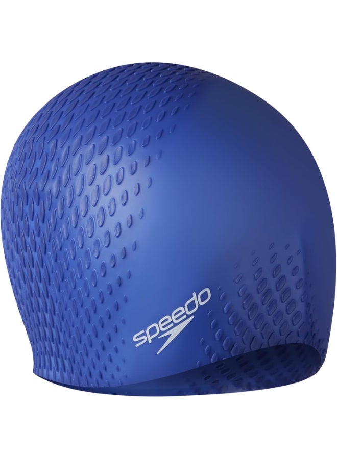Speedo Speedo Unisex Adult Bubble Active+ Chlorine Resistant Swim Cap | Premium Swimwear & Swimming Accessory by Speedo for Training, Fitness and Recreational Use - Premium Swimming Hats for Performance, Durability and Everyday Use - Image 2