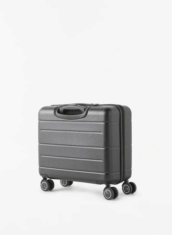وايف Textured Hardcase Luggage Trolley Bag with Retractable Handle