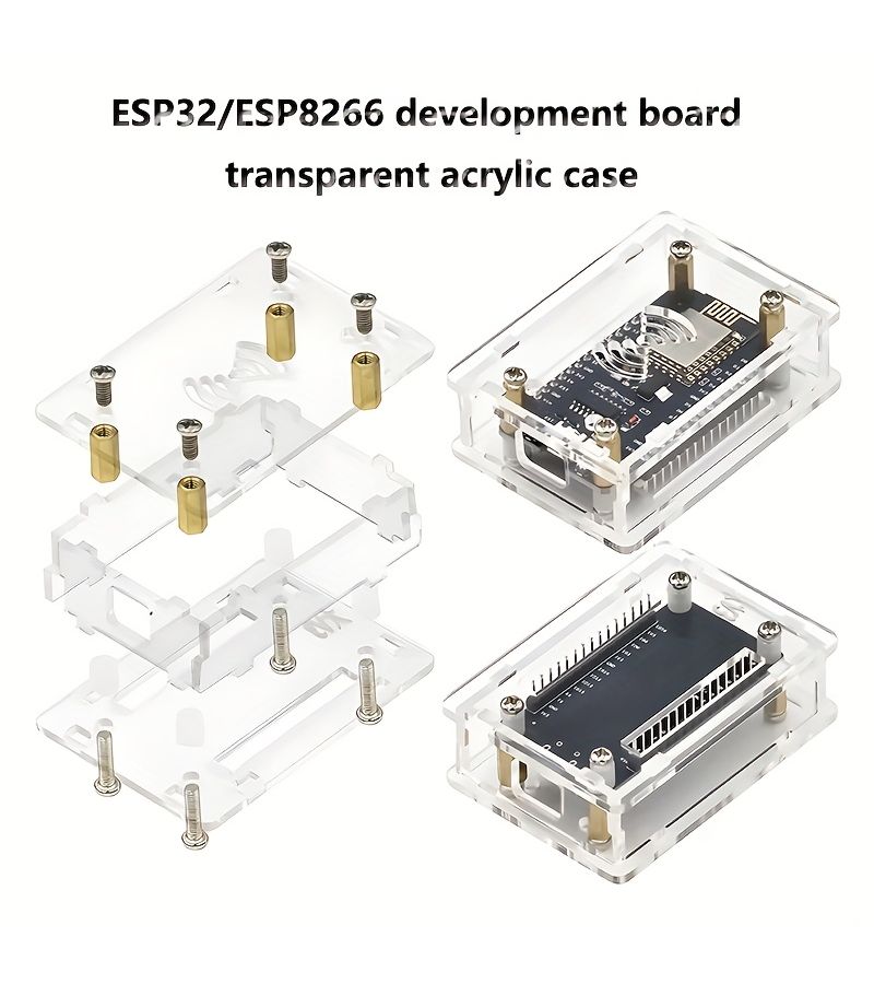 علبة أكريليك شفافة للوحة تطوير ESP30 ذات 32 سنًا غلاف إلكتروني - Image 1