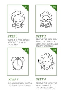 VEZE Aloe Vera Nourishing Moisturizing & Firming Face Mask 25g  - Image 2