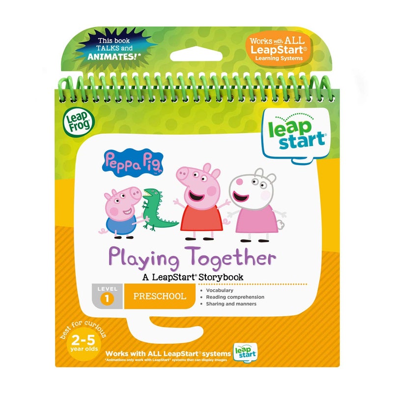 LeapFrog Leapstart 3D Peppa Pig Playing Together Book, Level 1 - Image 1
