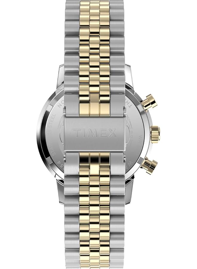 TIMEX Men Chronograph Quartz Watch With Stainless Steel Strap Tw2W60200 - Image 3