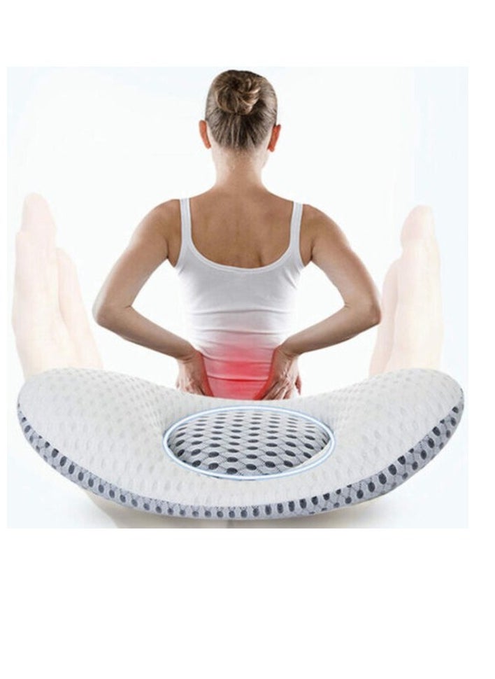 AtrauX Lumbar Pillow for Sleeping, Adjustable 3D Air Mesh Pillow for Back Pain Relief, Pregnancy Pillow Waist Support for Side Sleepers  - Image 5