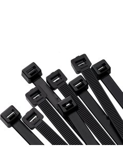 BirdFlee Birdflee Cable Tie 100Mmx25 Mm_Black Set of 1000 Pcs Wire Zip Cable Lock Strong And Durable Zip Locker  - Image 2