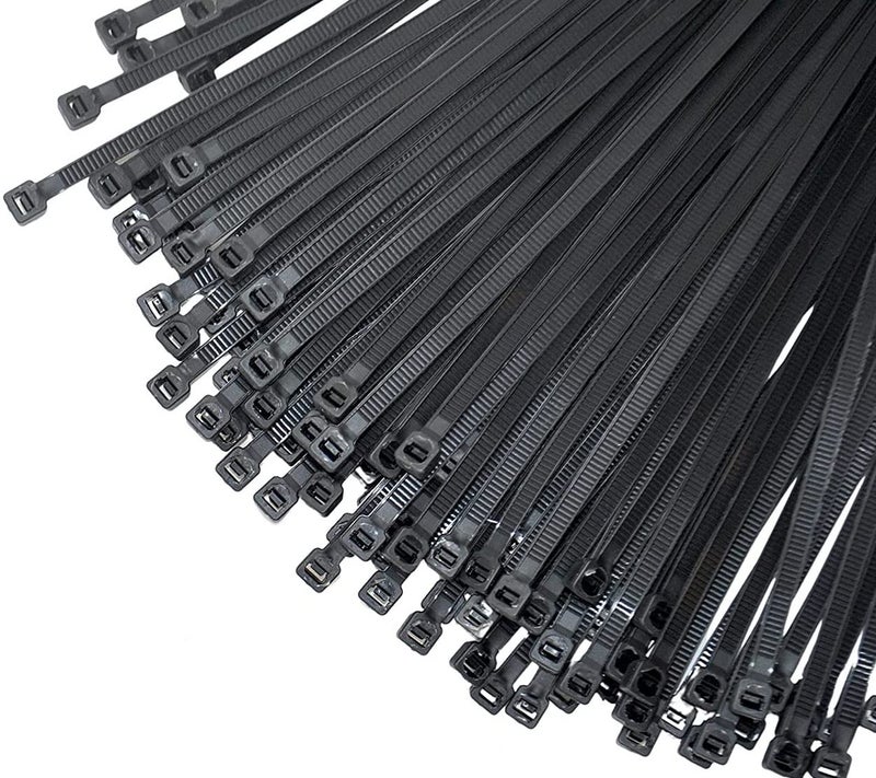 BirdFlee Birdflee Cable Tie 100Mmx25 Mm_Black Set of 1000 Pcs Wire Zip Cable Lock Strong And Durable Zip Locker  - Image 1