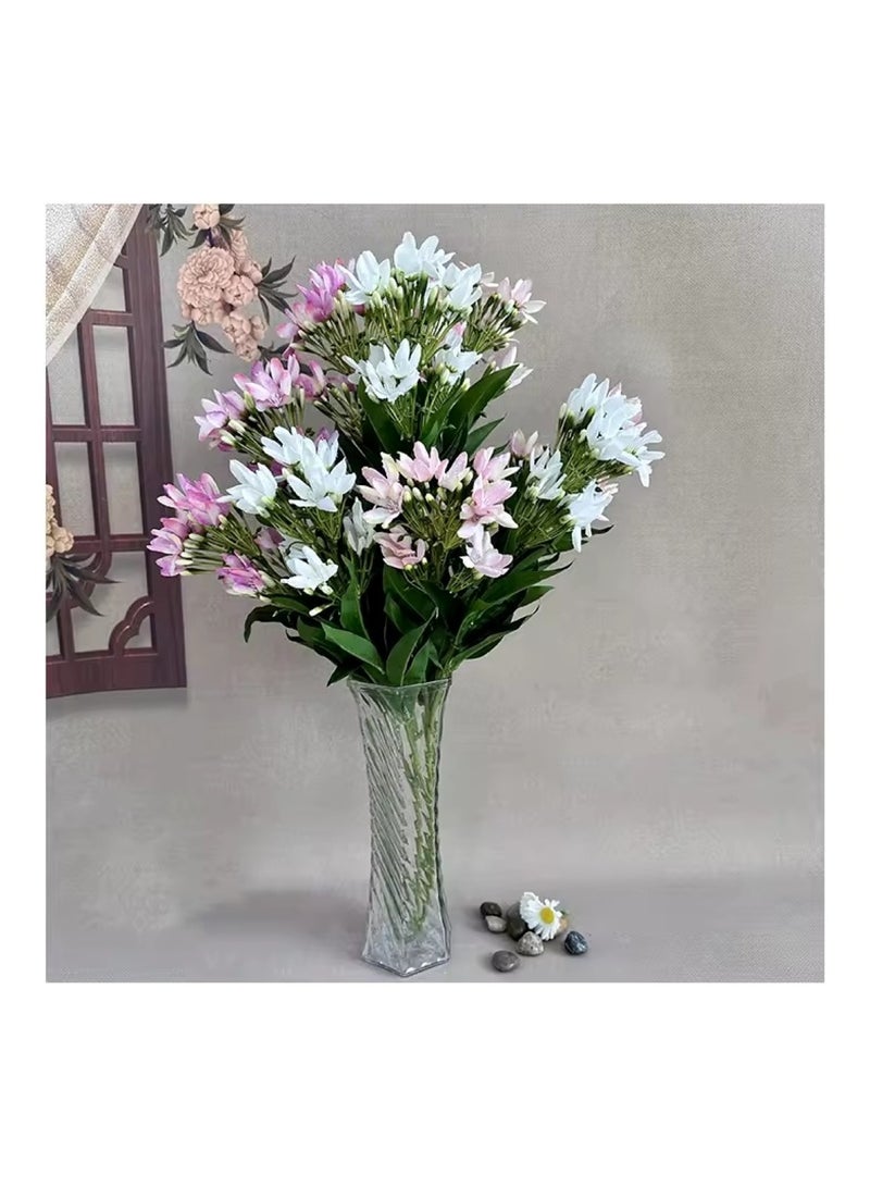 Huitich Artificial Flower Decor for Home, Parties, and Weddings Blue  - Image 4