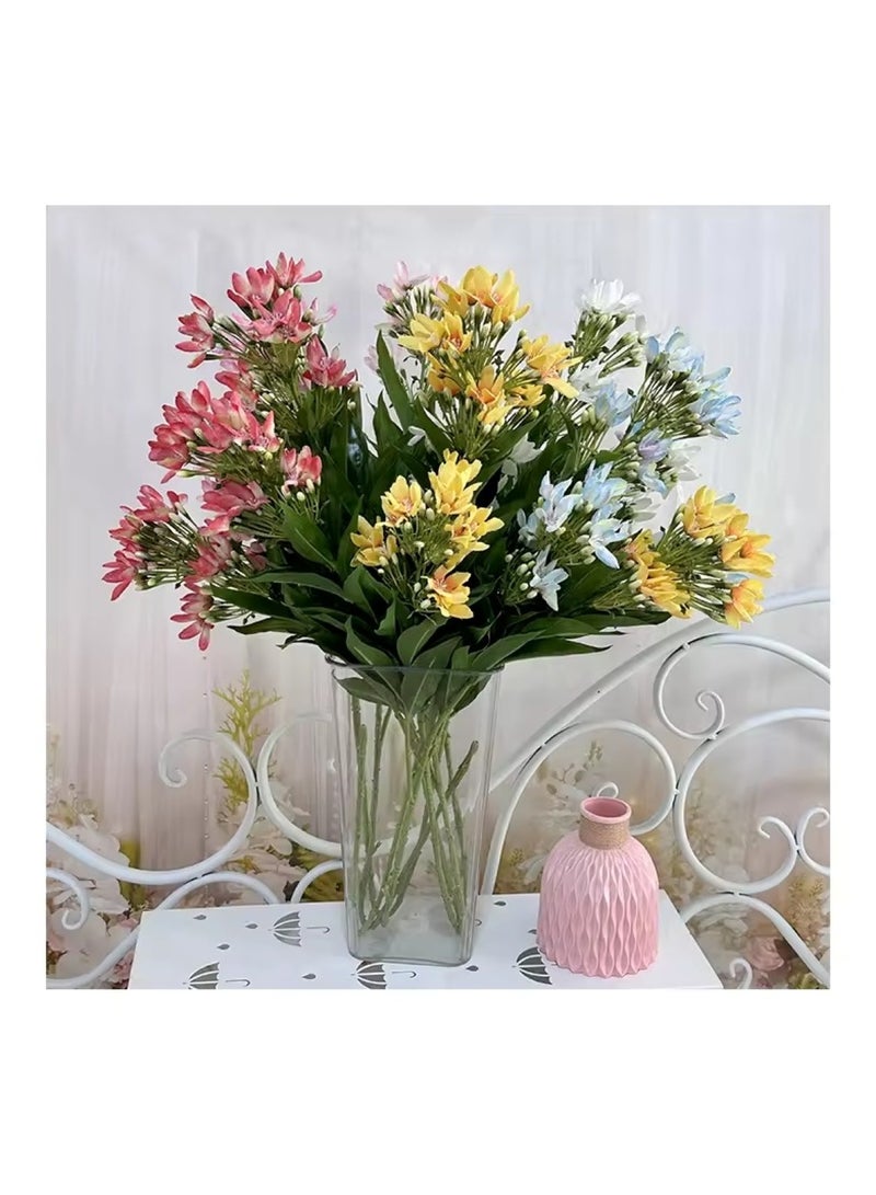 Huitich Artificial Flower Decor for Home, Parties, and Weddings Blue  - Image 3