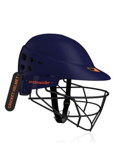 Moonwalkr Mind 2.0 Cricket Helmet Head Guard For (62-65) Cm Head Size Protective Gear Kids Helmet With 30 Air Vents & Endure Impacts Up To 160 Kmph Batting Helmet & Helmet For Cricket (X-Large, Blue)  - Image 1