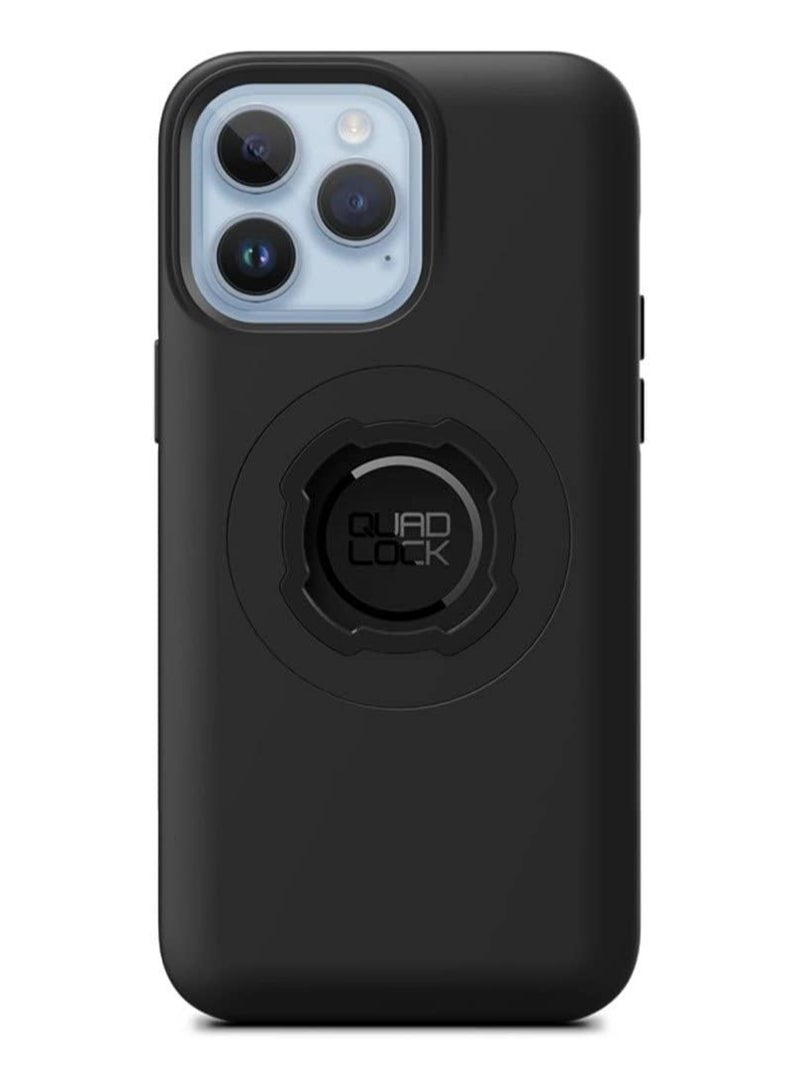 جراب رباعي القفل MAG لجهاز iPhone 14 Pro Max أسود