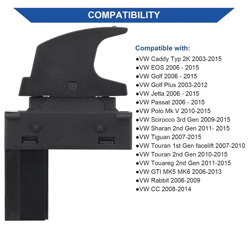 Obaee Door Power Window Control Switch for VW Models 2003-2015 - Image 4
