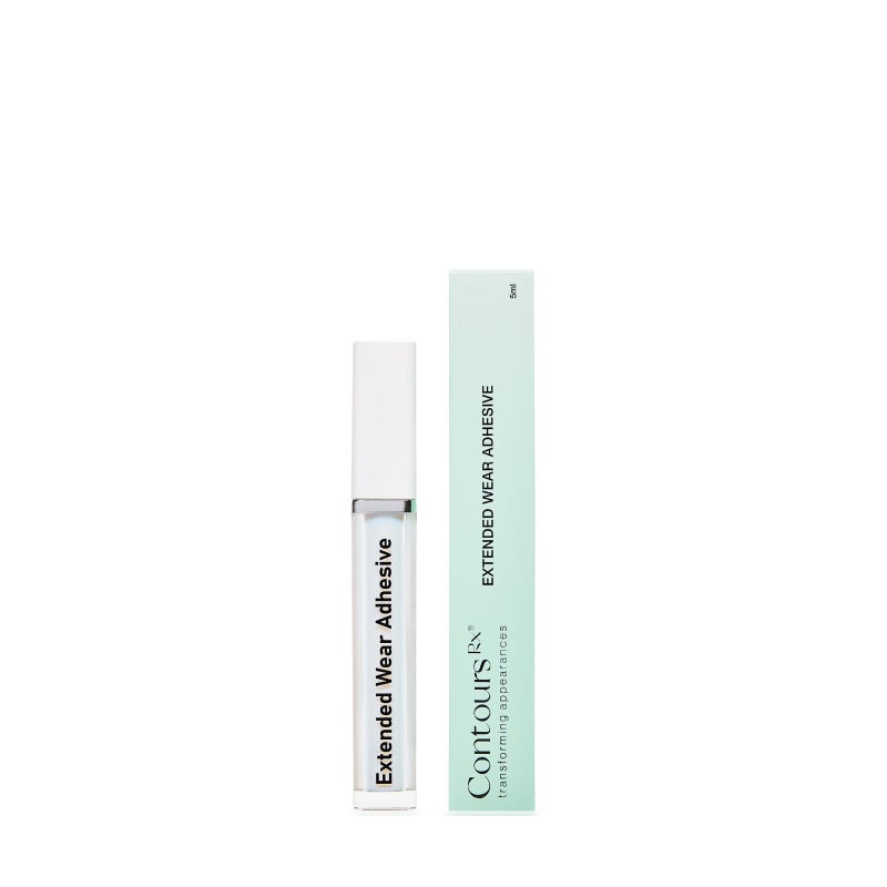 Contours Rx Extended Wear Lash Adhesive - Eyelash Bond & Extended Wear Adhesive for Our Lids by Design Correcting Strips - Long Lasting Seal and Bond -Allergy-Free, Smudge-Free & Non-Damaging (5ml) - Image 1