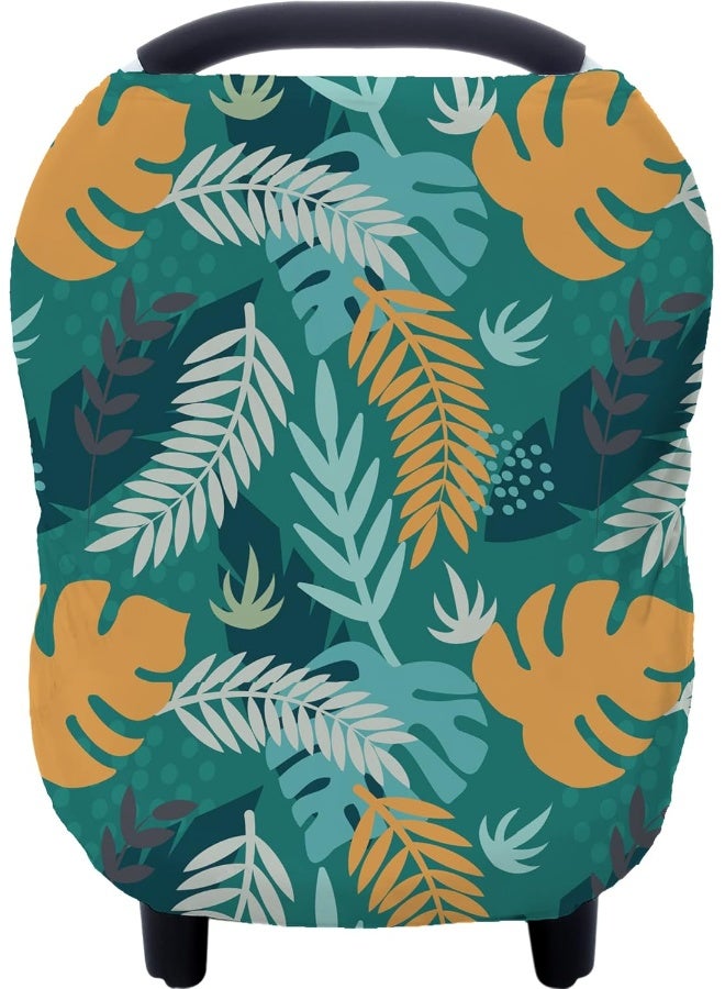 Hicoco Carseat Cover Boy and Girls - Multi-use Nursing Car Seat Canopy Cover for Breastfeeding, Infant Stroller Cover, High Chair Cover - Image 1