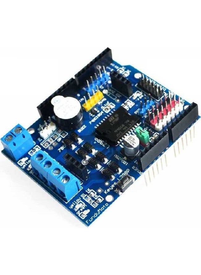 Robotistan - Arduino Smd L298 Dual Motor Driver Shield - Image 1