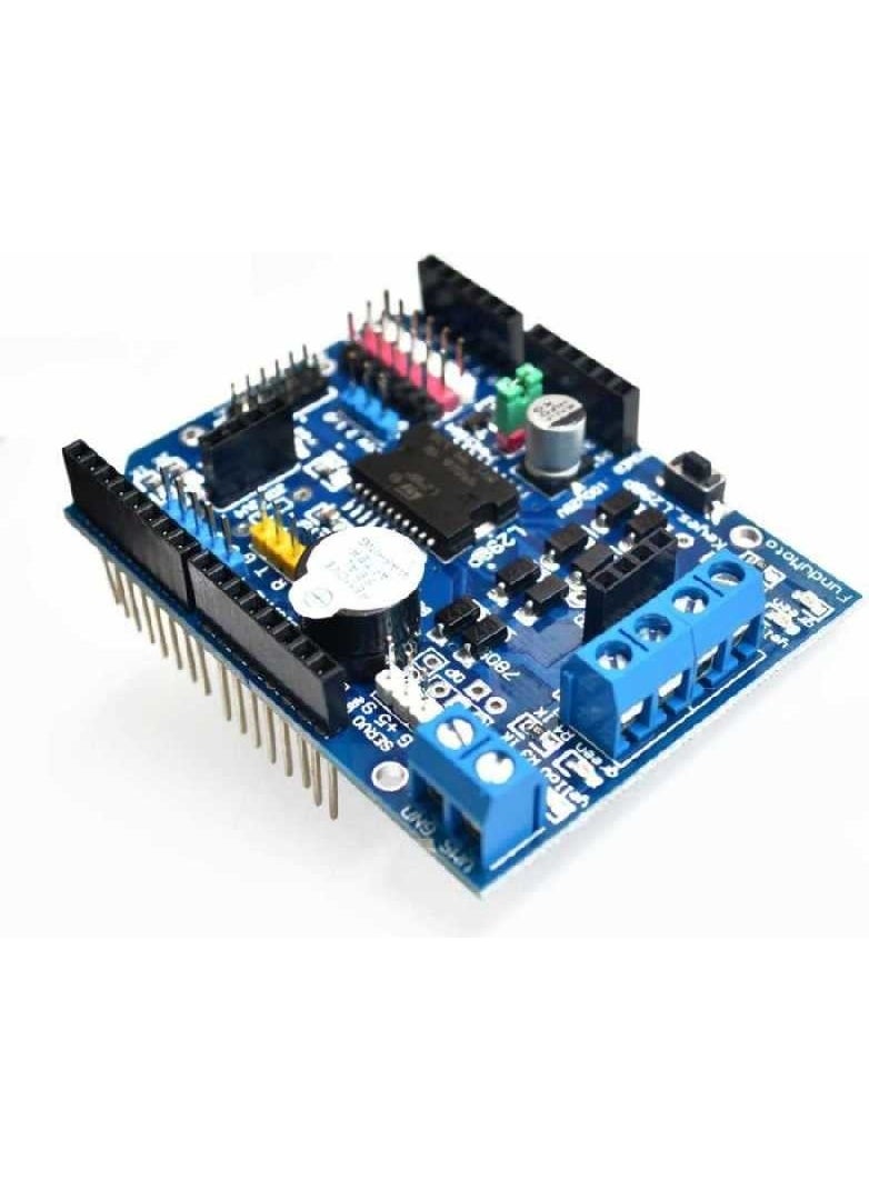 Robotistan - Arduino Smd L298 Dual Motor Driver Shield - Image 1