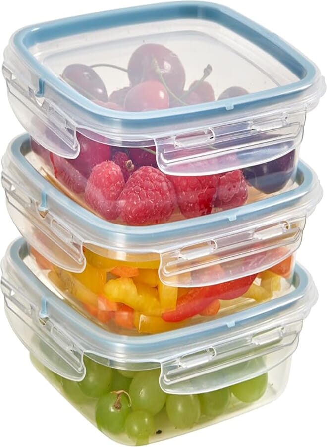Snips/Plastic (SNIPSLOCK SET 3 PCS CONTAINERS SQUARE 0,5 Liter)