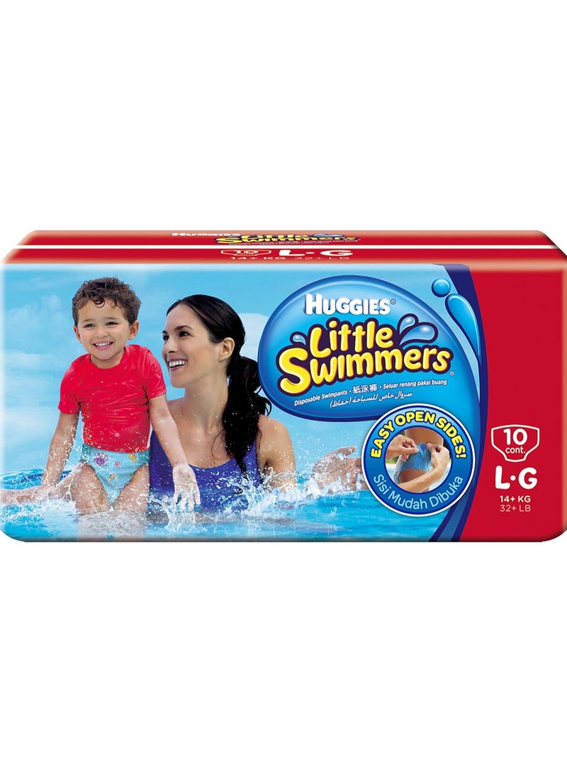 Huggies Little Swimmers Pants L, 10 count (14+KG)