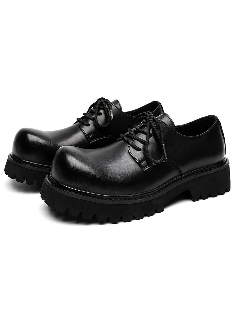 Warrior - Versatile Retro Casual Leather Shoes - Image 1