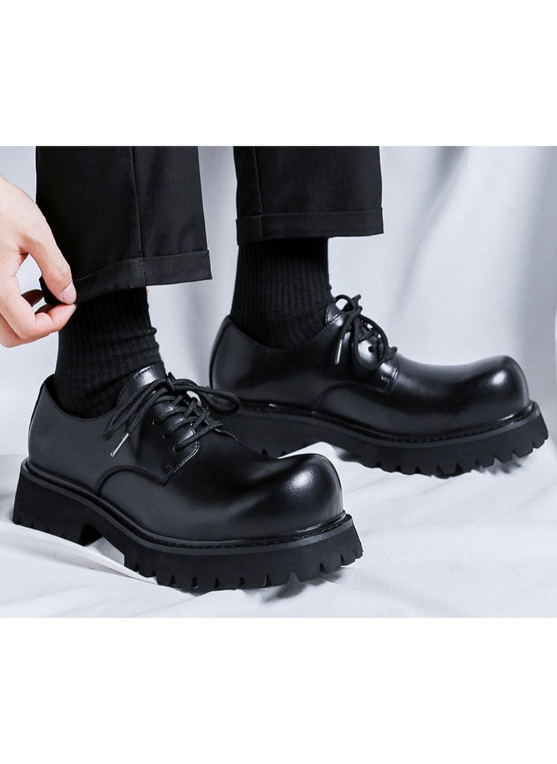Warrior - Versatile Retro Casual Leather Shoes - Image 1