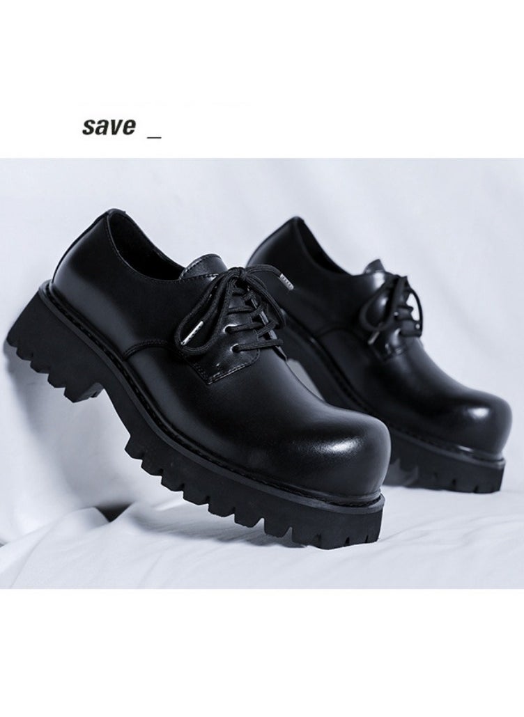 Warrior - Versatile Retro Casual Leather Shoes - Image 1