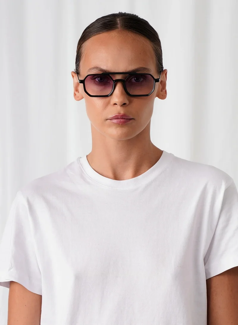Explicit Poets Explicit Poets Unisex RICHARD Matt Tortoise - Purple Gradient Stylish Sunglasses, 40EP8