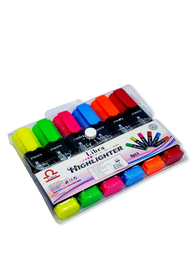 Libra highlighter Pack of 6 - Image 1